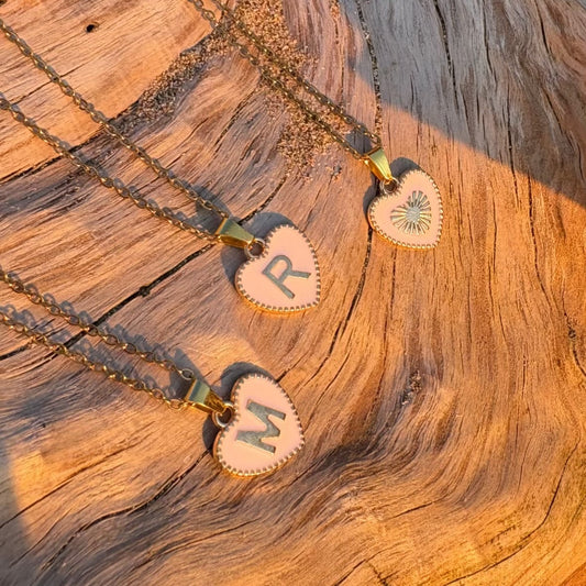 Initial Heart Necklace